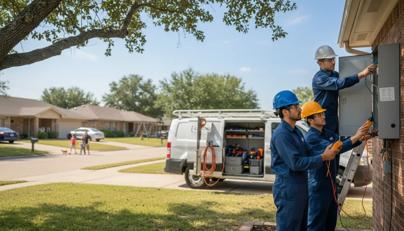 Certified electrician providing emergency electrical services in Midland City, AL